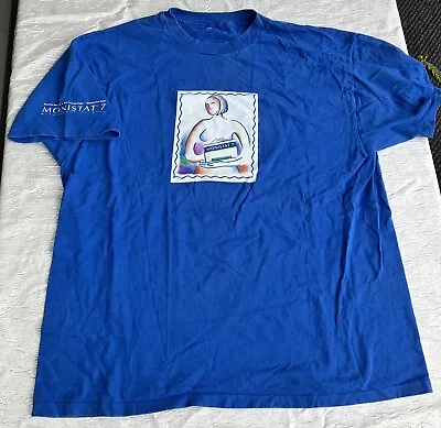 Vtg Pharmaceutical T-shirt Size XL Monistat 7 Drug Pharma Medicine Single Stitch • $48