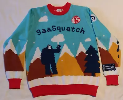 Roody Ugly Christmas Holiday Sweater F5 IT Promo SaaSquatch Men's Or Unisex  XL • $50