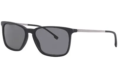$69.95 • Buy Hugo Boss 1183/S 003M9 Sunglasses Men's Matte Black/Polarized Grey 56mm