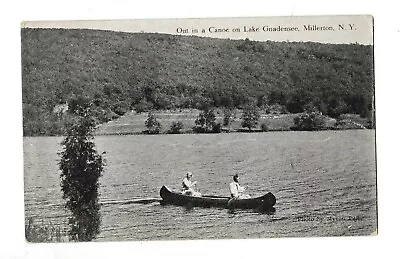 Out In A Canoe Lake Gnadensee Millerton Ny Postcard • $12.99