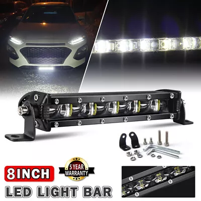 Ultra-thin 8 Inch 120W Led Work Light Bar Spot Beam Offroad Truck 4WD ATV UTV • $13.99