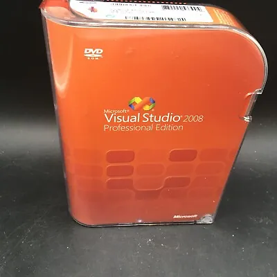 Microsoft Visual Studio 2008 Professional SKU C5E-00245 Sealed Retail Box • $1200