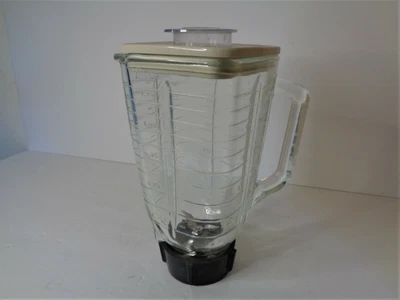 $13 • Buy Vintage Oster Osterizer Replacement 5 Cup Glass Blender Jar W/ Lid & Blade Nice!