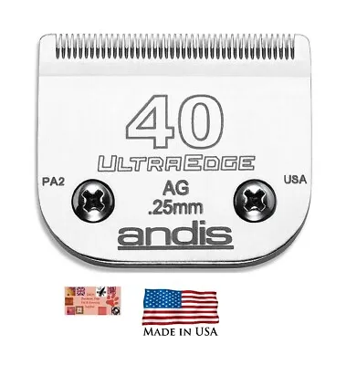 $37.99 • Buy ANDIS ULTRAEDGE 40 BLADE*Fit Many Oster,Wahl,Moser Laube Clippers*Pet Grooming