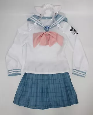 Sailor Moon Costume Japanese School Girl Cosplay Uniform Fancy Dress Uk 6 Tween • £28.99