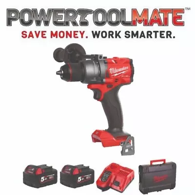 £279.99 • Buy Milwaukee M18FPD3-502X 18v Fuel Combi Drill Kit Set Cordless 2 X 5ah Batteries