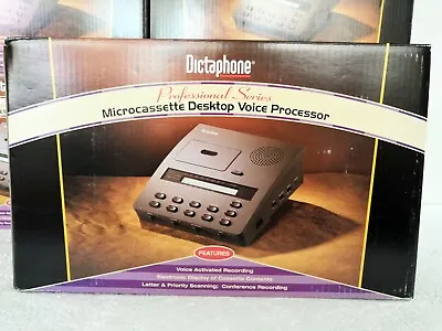 Dictaphone 3750 Microcassette Transcriber With Foot Pedal Headset Power Supply • $545.99