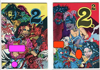 2. & 2.(2)   F/VF - VF     S.Clay Wilson Underground Comix • $40