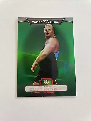 Mr Perfect Curt Hennig 2010 Topps Platinum Green /499 Rare WWE C687 • $9.99