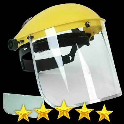 £9.99 • Buy NEW VISOR FACE SHIELD EYE PROTECTION GUARD SAFETY WORK WEAR Welding Grinding 