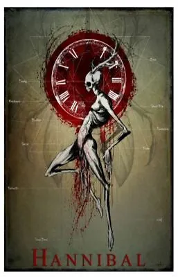 $14.99 • Buy Hannibal Red Dragon Silence Lambs Art Dark Scary Creepy Artwork WallArt Poster