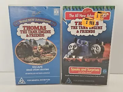 Thomas The Tank Engine - PLAYTIME & SPOOKS & SURPRISES VHS Video 1992 • $29.94