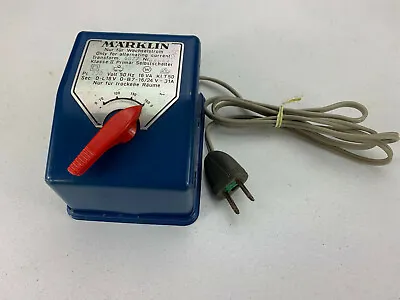 Vintage Märklin #6077 2200 Volt 50Hz 16VA AC Transformer With US Plug MK143 • $34.95