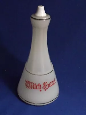 Antique Barber Shop  Witch Hazel  Clambroth 7 T Bottle EMPTY W/ Stopper No Chips • $35