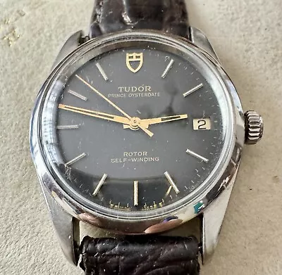 Vintage TUDOR Prince Oysterdate Auto Date 24 Hrs Setting Working Well For Men • $1319.38