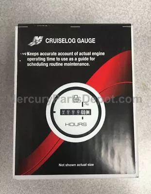 Mercury Marine Hour Meter / Cruise Log Gauge White - Part # 79 - 895295A21 • $43.24