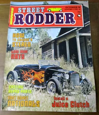 VTG! Street Rodder Magazine Book October 1974~Lodi Mini Nats~'32 Ford Roadster! • $9.99