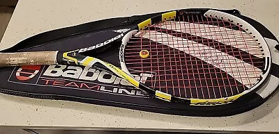 BABOLAT Aeropro Drive Jr 25 Tennis Racquet With Cover Needs New Over Grip • $19.99