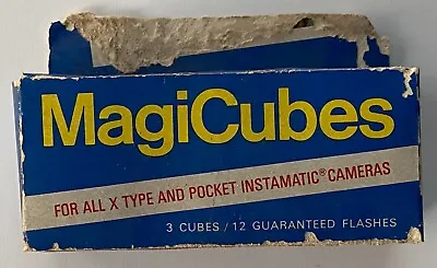 GE Magicubes General Electric Vintage Magic Cube Flash X-Type Untested 3 NOS • $7.99