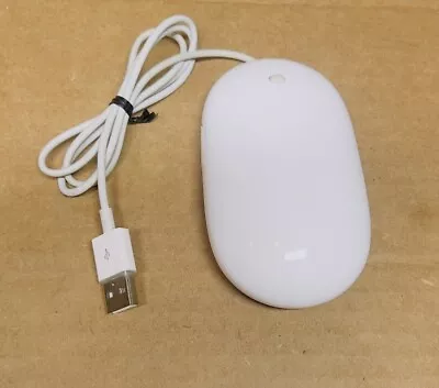 Apple Mighty Mouse MB112LL/B Optical Wired Mouse White A1152 • $8.41