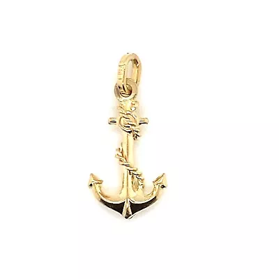 14kt Yellow Gold Anchor Pendant 1.0 Grams • $99.99