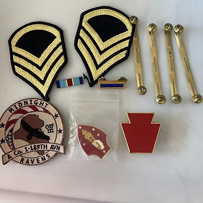 Military Patches And Pins Lot USA Patch Pin Collection Midnight Ravens See Pics • $24.99