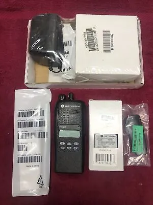 Motorola Ht1250 Vhf Radio With All New Motorola Accessories Refurbished • $249.95