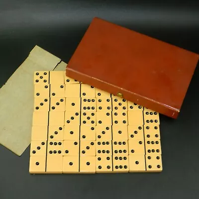 $29.78 • Buy 28 Piece Bakelite Butterscotch 1  X 2  Dominoes Simichrome Polish Tested Vintage