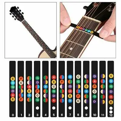 £2.69 • Buy Guitar Accessories Scales Sticker Fretboard Note Decal Begin Learn Practice Tool