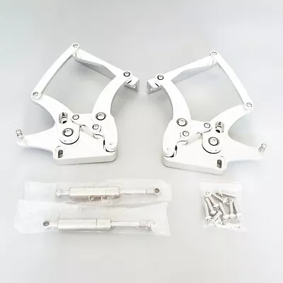 Billet Polished Aluminum Hood Hinge Kit For Ford Mustang Falcon Comet 1964-1966 • $319.59