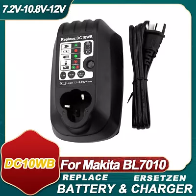 DC10WB Li-ion Charger For Makita Lithium Battery BL1013 BL1014 7.2V-10.8V/12V US • £42.58