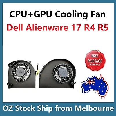 CPU GPU Cooling Fan For Dell Alienware 17 R4 R5 ALW17C-R4 ALW17C-R5 Left +Right • $31