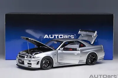 Autoart Nissan Skyline GT-R (R34) Z-tune (Z-tune Silver) 1/18 Scale New Release! • $219