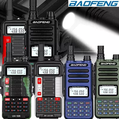 £42.99 • Buy BAOFENG UV-10R Dual Band VHF/UHF Walkie Talkie Long Range FM Two Way Ham Radio