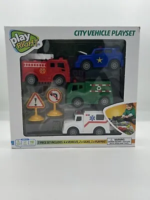 PlayRight City Vehicle Play Set 7 Piece Set • $8.25