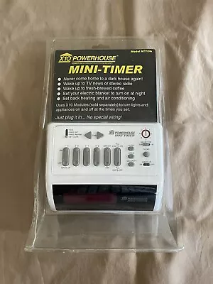 Powerhouse X-10 MT10A Mini Timer New In Box • $28.50