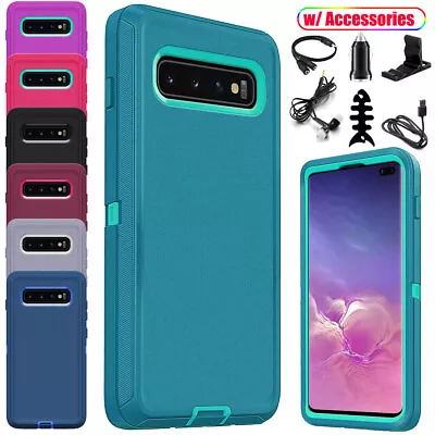 For Samsung Galaxy S10 Plus/S10e/S10 Heavy Duty Phone Case Cover+Accessory • $12.99