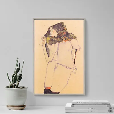 Egon Schiele - Sleeping Girl (1911) Photo Poster Painting Art Print • £6.50