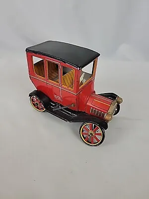 Vintage Modern Toys 451993 Red Lever Action Tin Car Made In Japan • $17.95