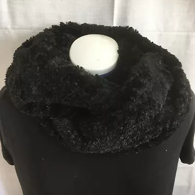£5 • Buy Black Faux Fur Infinity Scarf Cowl Neck Warmer 100% Polyester