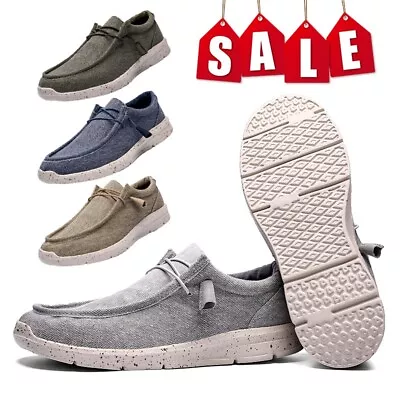 Men's Lightweight Stretch Loafers Breathable Casual Slip-on Sneakers Shoes Size • $28.49