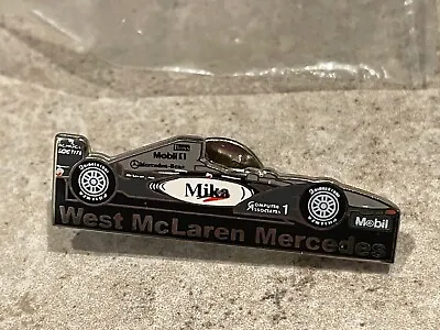 Mike Hakkinen West McLAREN  Mercedes Pin Clip Badge  Racing Grand Prix Car • $27.79