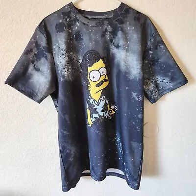 The Simpsons Shirt Bedazzled Bart As Pablo Escobar Mens XL Hudson Outerwear  • $18.60