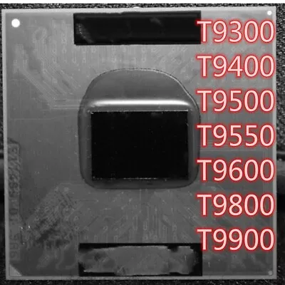 Intel Core 2 Duo T9300 T9400 T9500 T9550 T9600 T9800 T9900 CPU Processor • $19.34