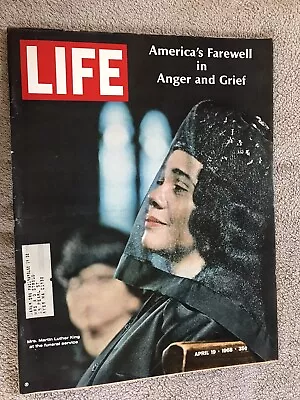 Life Magazine - April 19 1968 - Dr. Martin Luther King Funeral - Vietnam Peace? • $5