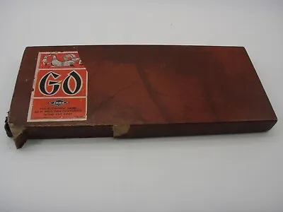 Vintage Milton Bradley E. S. Lowe GO Board Game Wood Wooden Excellent Condition • $11.29