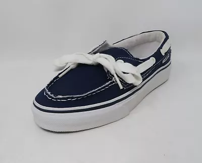 Vans Women Boat Shoes Zapato Del Barco Navy Blue Sneakers 0XC3NWD #2637 • $22