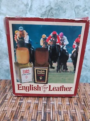 Vintage English Leather 2 Oz Cologne & 2 Oz After Shave/orig Box/usa Made • $4.99