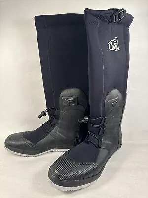 Chota Men's Black Outdoor Gear Neoprene Fishing Wading Boots MK200 Size 13 • $49.99