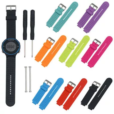 Silicone Strap Wristwatch Band For Garmin Forerunner 220 230 235 630 735XT 620 • $5.49